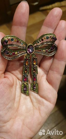 Винтажная брошь Heidi Daus