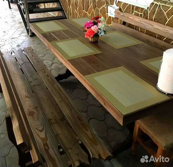 Комплект стол с лавки