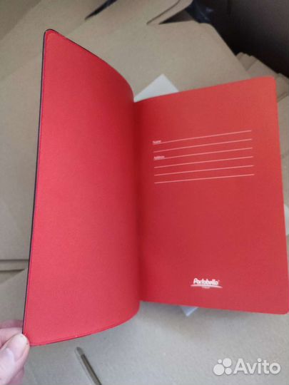 Блокнот Portobello (кожа, в чехле), брендированный