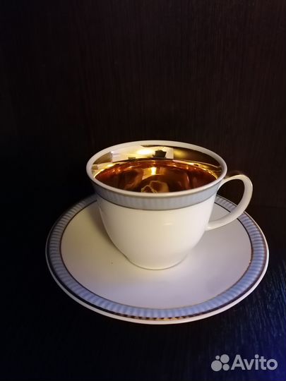 Чайная пара 60-х годов, винтаж, Чехословакия