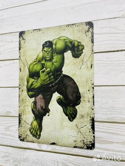 Декоративная табличка Hulk