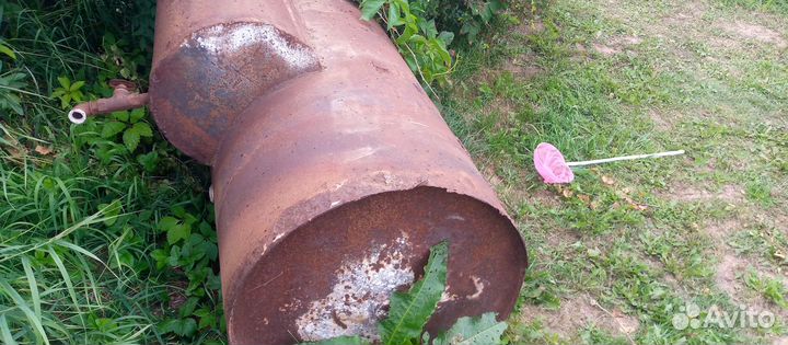 Печка для бани с баком бу