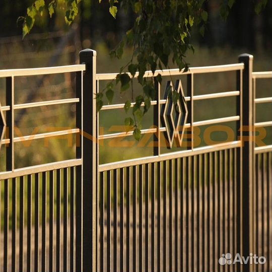 Металлические заборы в Заволжске