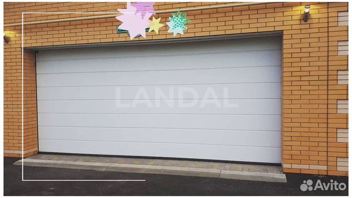 Секционные подъёмные гаражные ворота