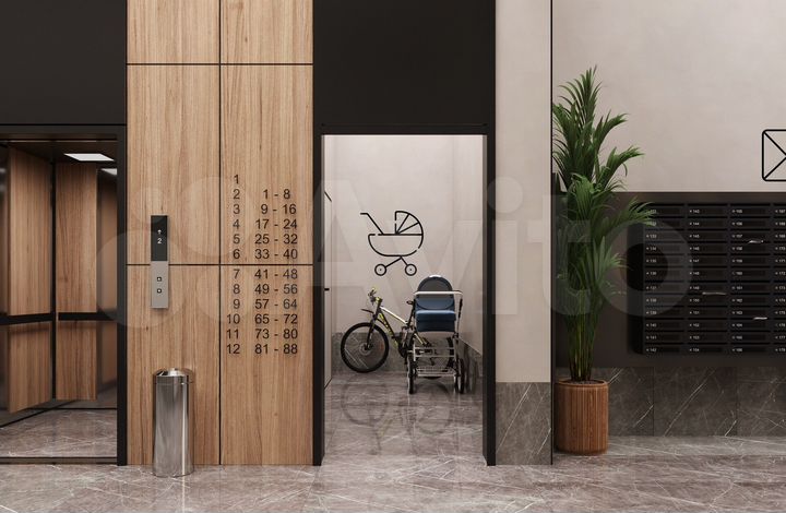 1-к. квартира, 34,2 м², 4/12 эт.