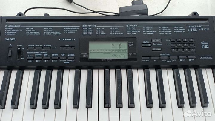 Casio ctk-3500 синтезатор с чувствительностью