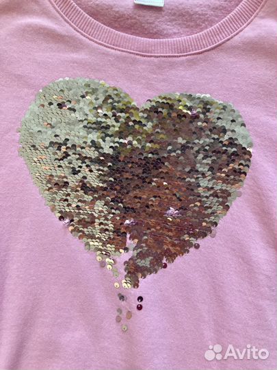 Свитшот новый, с начесом, размер xs, 146-158 см