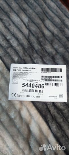 Xiaomi Redmi Note 13, 8/128 ГБ