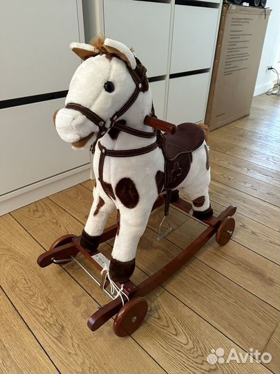 Качалка лошадь со звуком
