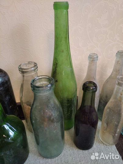 Старинные бутылки Царская Россия 19 век