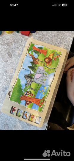 Деревянные пазлы