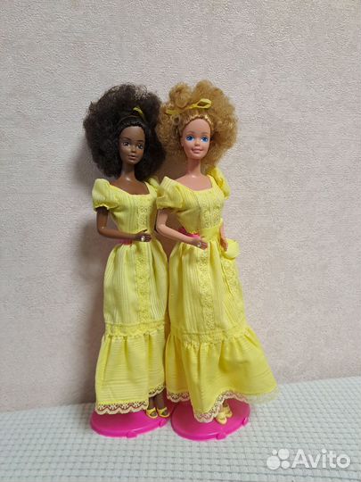 Барби винтаж magic curl barbie 1981
