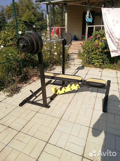 Штанга и гантели Kettler 95 кг