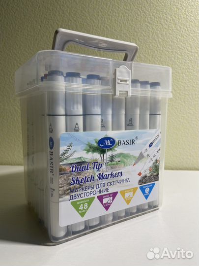 Маркеры для скетчинга двухсторонние