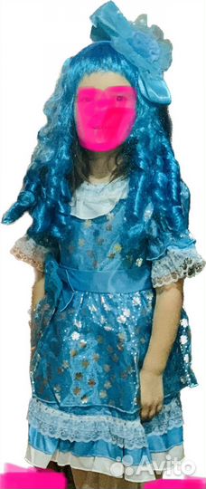 Костюм карнавальный мальвины 116 122