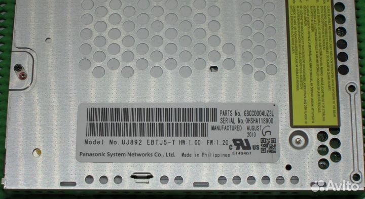 DVD привод Panasonic ноутбучный 9мм