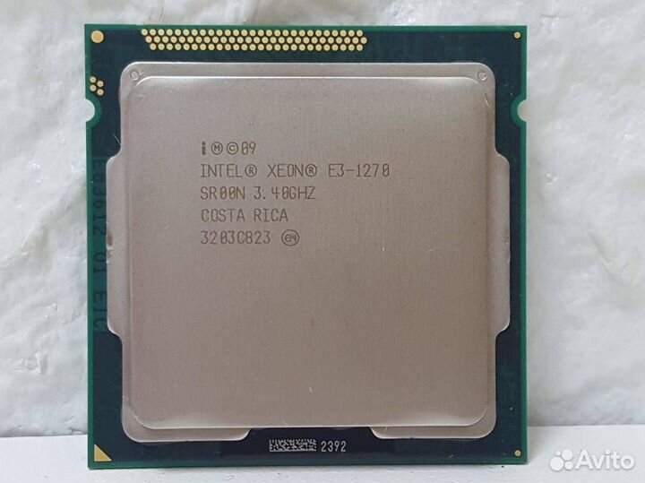 S1155 Intel Xeon E3-1270 (4/8x3400MHz, 8192Kb)