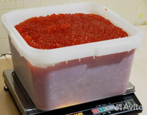 Оптом свежая красная икра кеты