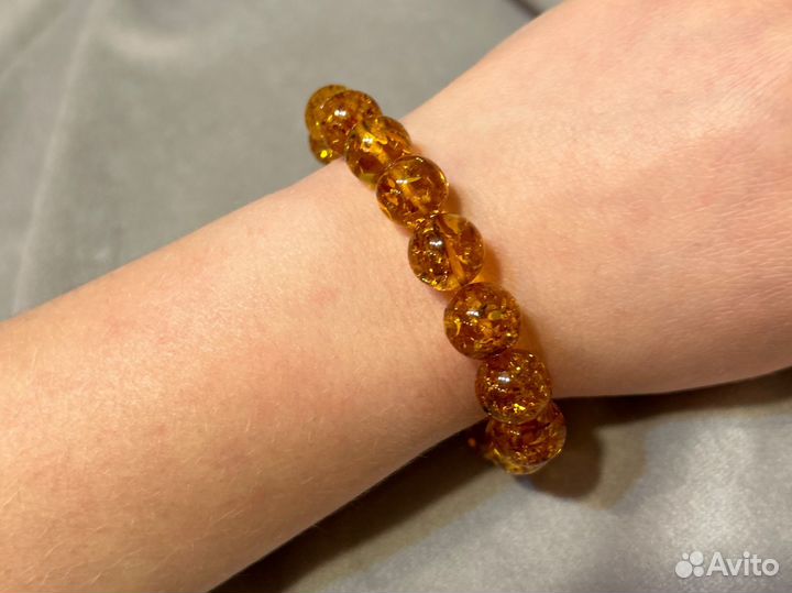 Браслеты из янтаря
