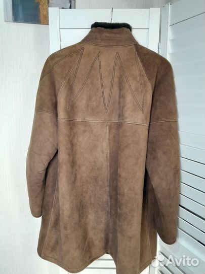 Винтажная немецкая дубленка 42/44