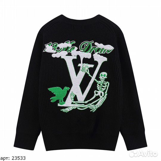 Свитер louis vuitton Чёрный