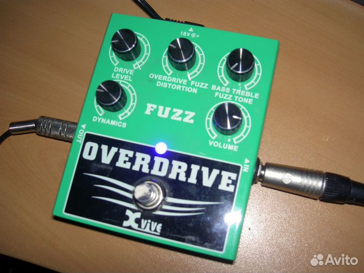 Гитарная педаль xvive W2 Overdrive Fuzz