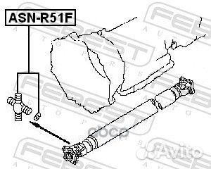 Крестовина карданного вала 27x76 ASN-R51F ASN-R