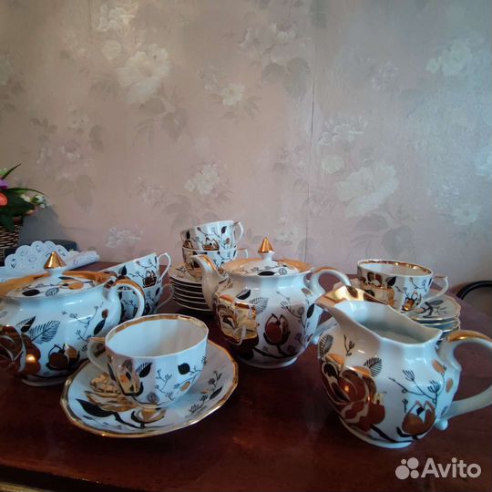 Чайный сервиз вербилки СССР