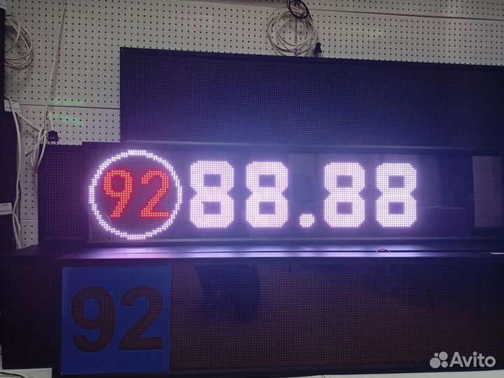 Электронное табло для азс-37*133сm RGB