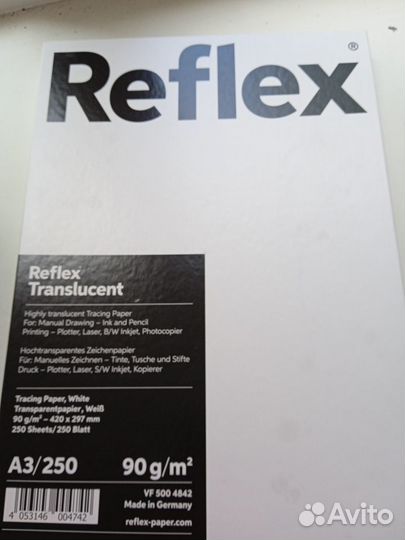 Reflex калька А3
