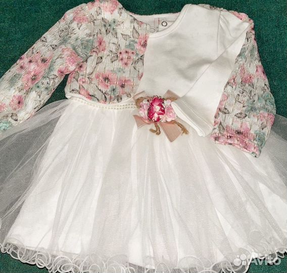 Платье нарядное 68-74