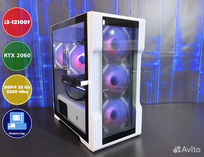 Компьютер новый i3-RTX2060-32DDR4-ZSG832710564-H610