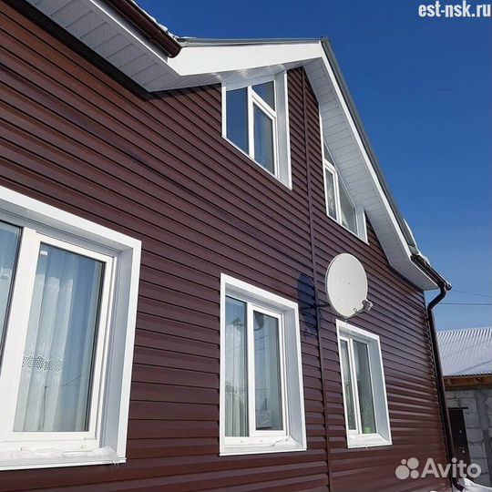 Сайдинг металлический бархатный шоколад