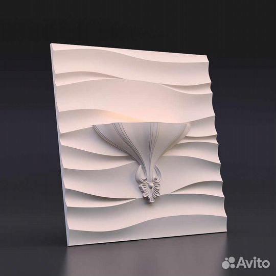 Гипсовая 3D панель 