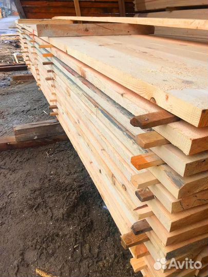 Влагостоякая доска, сосна, 50х150мм