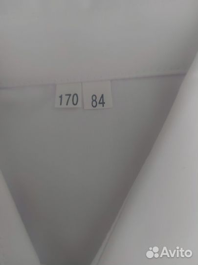 Рубашка женская форменная белая, фисташковая