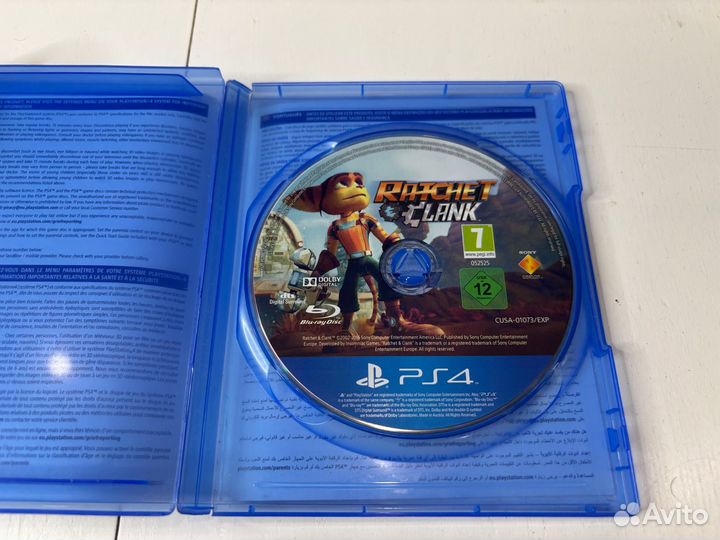 Ratchet clank ps4 диск