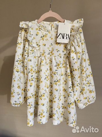Летнее платье zara для девочки 104