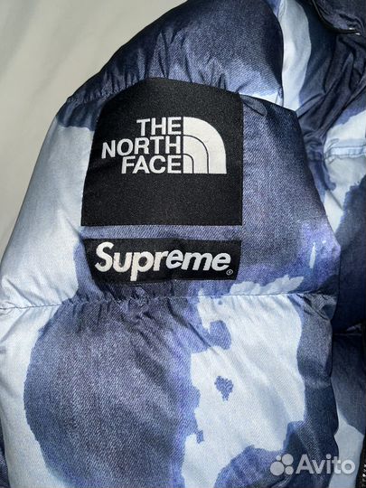 Пуховик The North Face x Supreme Denim Blue 700