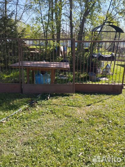 Ворота распашные бу