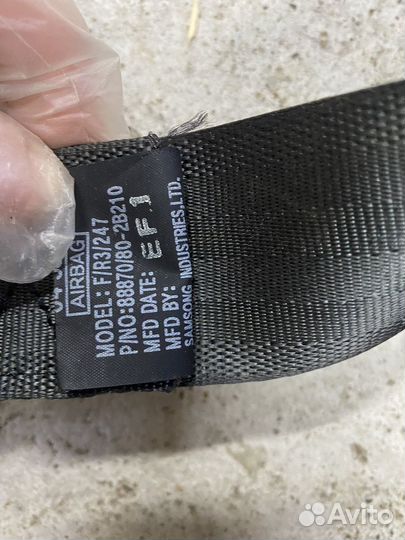 Ремень безопасн перед лев Hyundai Santa Fe CM 2009