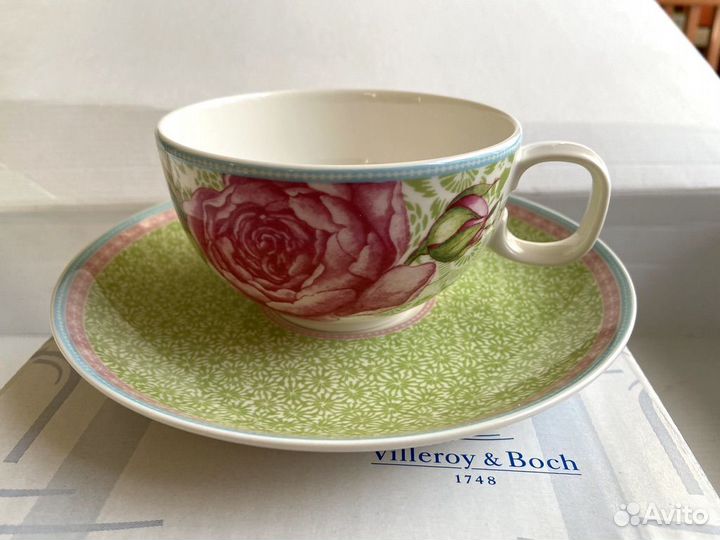 Чайная пара 0.3L Villeroy & Boch Rose Cottage 8500