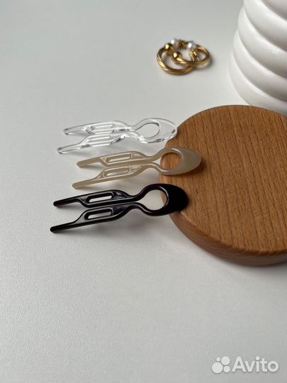 Шпильки для волос Fiona набор 3шт