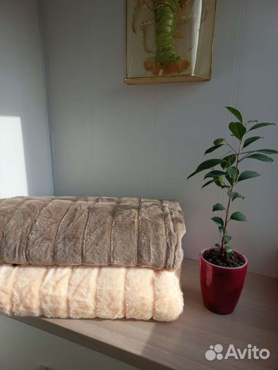 Плед покрывало кролик, плед с пумпонами наволочки