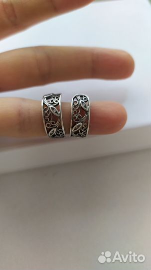 Серебряные серьги