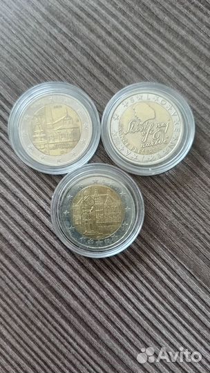 Монеты 2 евро юбилейные