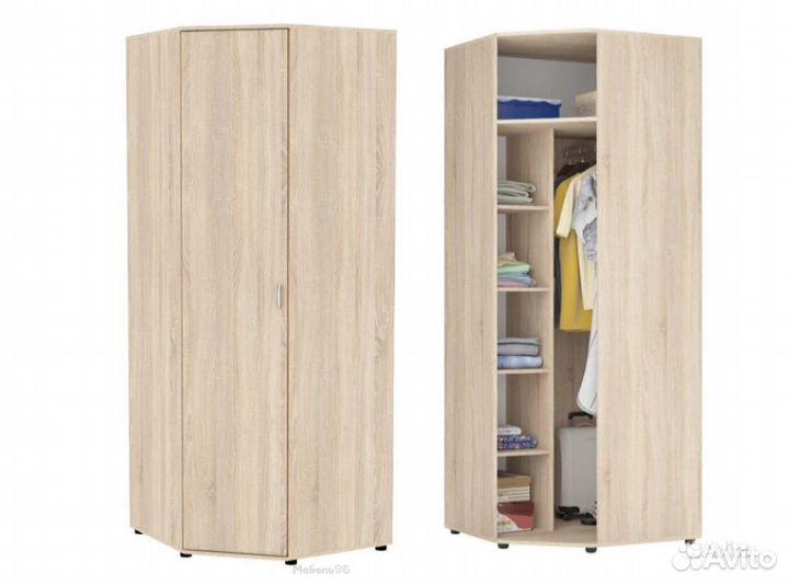 Угловой шкаф Алиса H6 ручка скоба