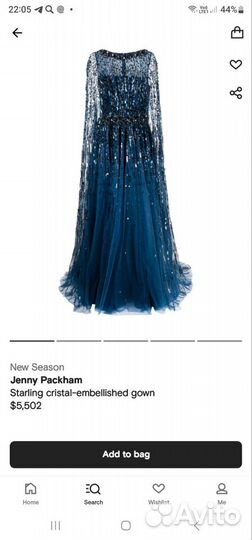 Jenny Packham Вечернее платье колекция 2024