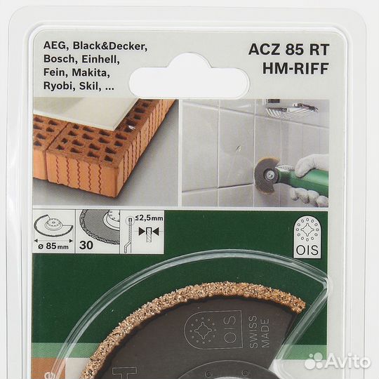 Пильный диск bosch 2609256952 ACZ 85 RT OIS