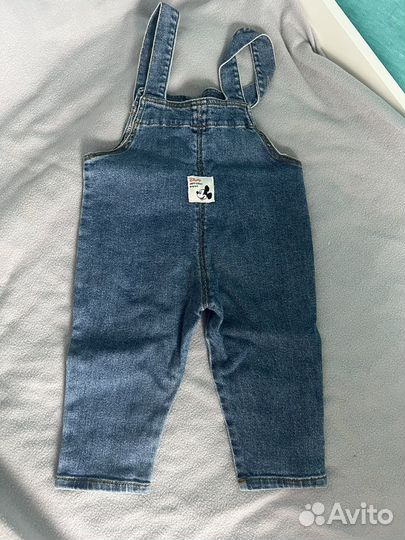 Джинсовый комбинезон